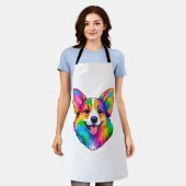 Colorful Corgi Schort (Gedragen)