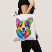 Colorful Corgi Tote Bag (Dichtbij)