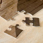 Colorful Cornish Beach Huts Jigzaag Legpuzzel (Zijkant)