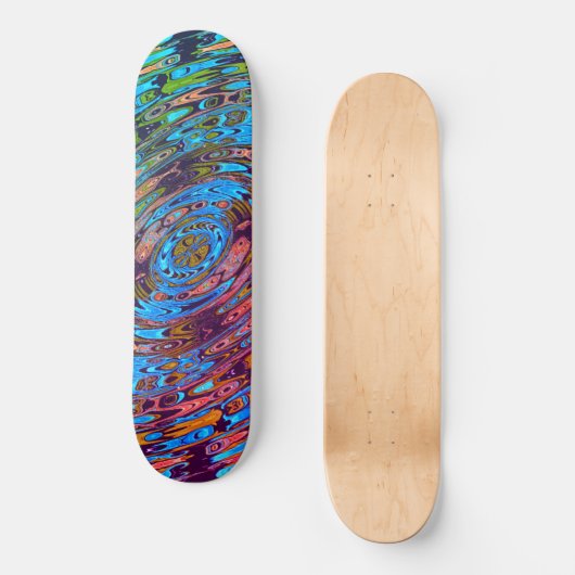 Colorful Cosmic Orbit Persoonlijk Skateboard (Voorkant)