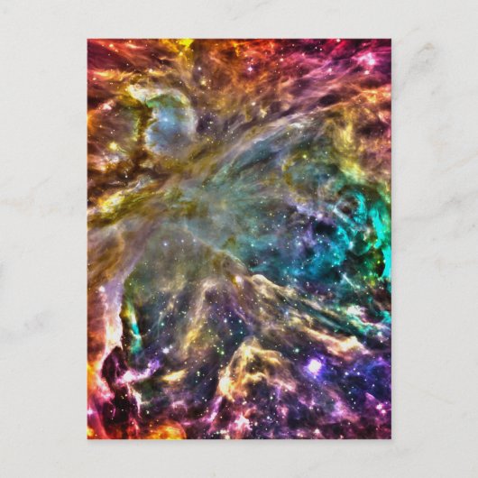 Colorful Cosmos Briefkaart (Voorkant)