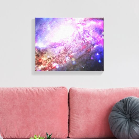 Colorful Cosmos Canvas Afdruk (Insitu (Woonkamer))
