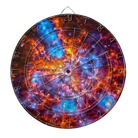 Colorful Cosmos Dartbord (Voorkant)