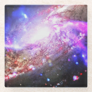 Colorful Cosmos Glazen Onderzetter