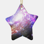 Colorful Cosmos Keramisch Ornament (Links)