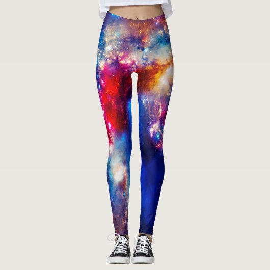 Colorful Cosmos Leggings (Voorkant)