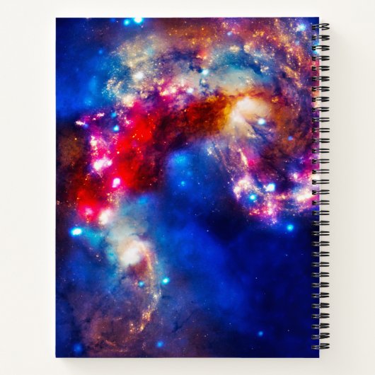 Colorful Cosmos Notitieboek (Achterkant)