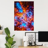 Colorful Cosmos Poster (Thuiskantoor)