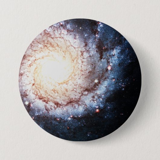 Colorful Cosmos Ronde Button 7,6 Cm (Voorkant)