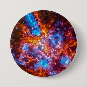 Colorful Cosmos Ronde Button 7,6 Cm