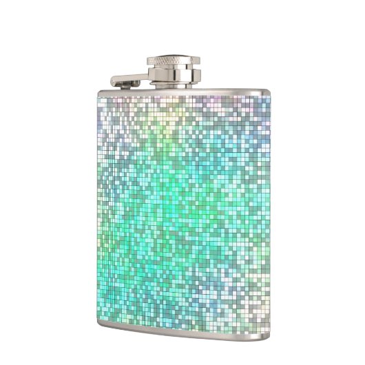 Colorful Cosmos Tile Mosaic Heupfles (Links)