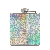 Colorful Cosmos Tile Mosaic Heupfles (Achterkant)