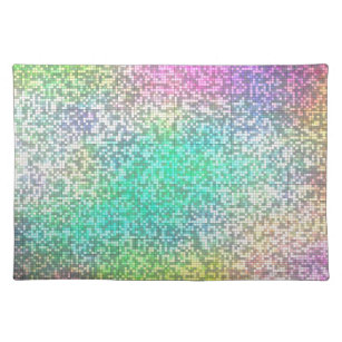 Colorful Cosmos Tile Mosaic Placemat