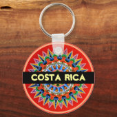 Colorful Costa Rica Sleutelhanger (Voorkant)