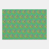 Colorful Costa Rica Verpakking papier set 3 Inpakpapier Vel (Voorkant)