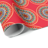 Colorful Costa Rican Art Cadeaupapier (Rol Hoek)