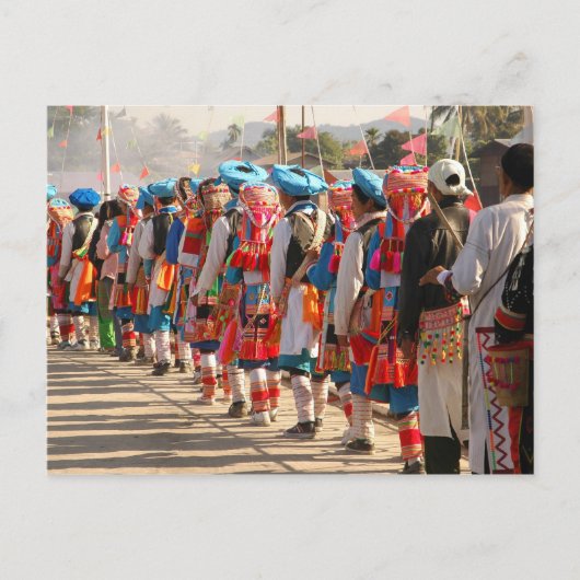 Colorful Costumes Briefkaart (Voorkant)