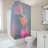 Colorful Cotonou Leaves Douchegordijn (In situ)