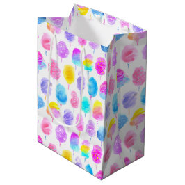 Colorful Cotton Snoep Waterverf Patroon Medium Cadeauzakje