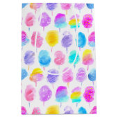 Colorful Cotton Snoep Waterverf Patroon Medium Cadeauzakje (Voorkant)