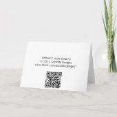 Colorful Country Barn Kerstmis Feestdagen Kaart (Achterkant)