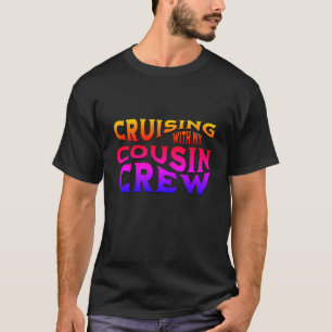 Colorful COUSIN CREW T-shirt