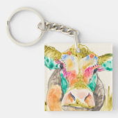 Colorful Cow-ontwerp Sleutelhanger (Voorkant)