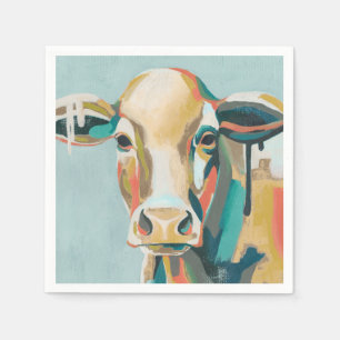 Colorful Cow Servet