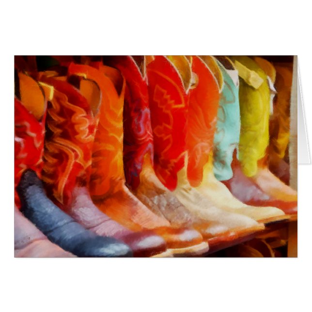 Colorful Cowboy Boots (Voorkant Horizontaal)