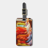 Colorful Cowboy Boots Bagagelabel (Voorkant verticaal)