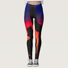 Colorful Cowboy Rainbow-Mode/Yoga-Leggings Leggings