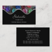 Colorful Cracised Cabochon Jewel Visitekaartjes (Voorkant / Achterkant)