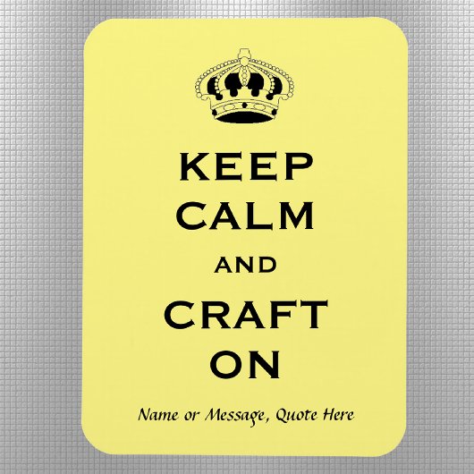 Colorful Craft Quote 3"x4" Flexibel magneet