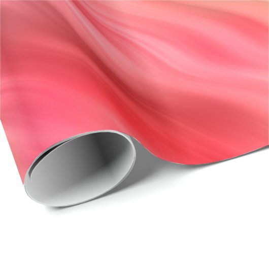 Colorful Crane Flower Wavy Texture Cadeaupapier (Rol Hoek)