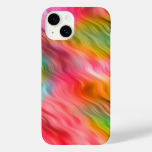 Colorful Crane Flower Wavy Texture Case-Mate iPhone Case