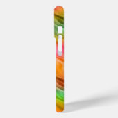 Colorful Crane Flower Wavy Texture Case-Mate iPhone Case (Achterkant / Links)