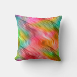 Colorful Crane Flower Wavy Texture Kussen