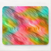 Colorful Crane Flower Wavy Texture Muismat (Voorkant)