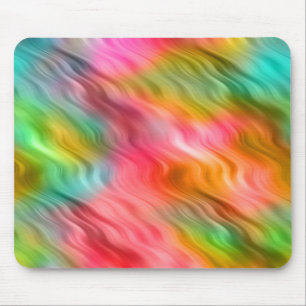 Colorful Crane Flower Wavy Texture Muismat