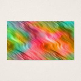 Colorful Crane Flower Wavy Texture Visitekaartjes