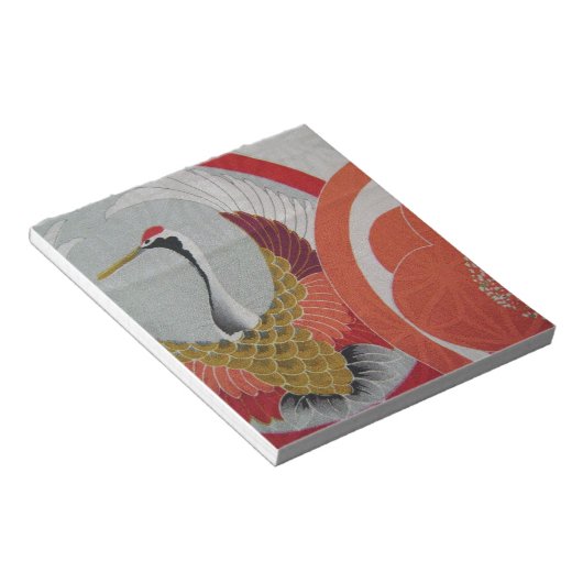 Colorful Crane Notitieblok (Schuin)