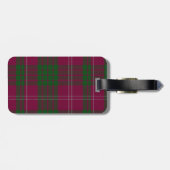 Colorful Crawford Tartan Pset Bagagelabel (Achterkant horizontaal)