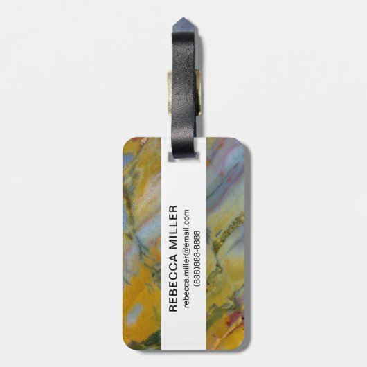 Colorful Crayola Jasper Bagagelabel (Achterkant verticaal)