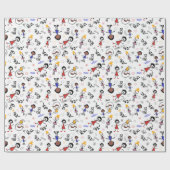 Colorful Crayon Drawing Cadeaupapier (Vlak)