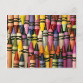 Colorful Crayons Briefkaart (Voorkant)