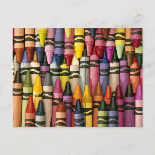 Colorful Crayons Briefkaart (Voorkant)