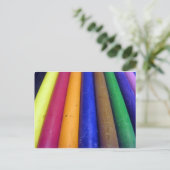 Colorful Crayons Briefkaart (Staand voorkant)