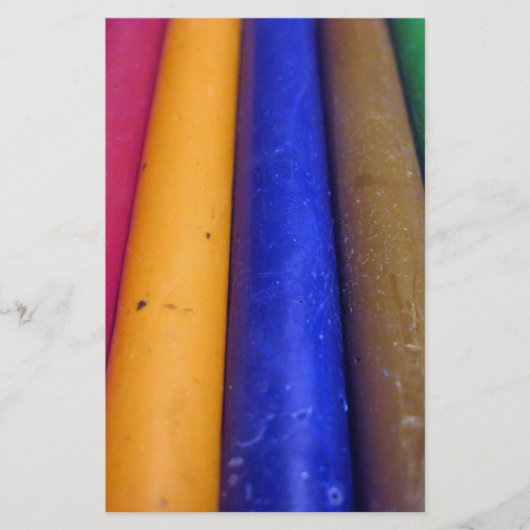 Colorful Crayons Briefpapier (Voorkant)