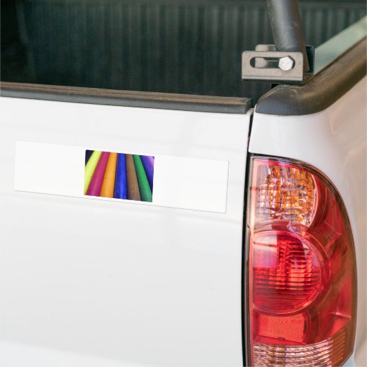 Colorful Crayons Bumpersticker (Op Truck)