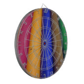 Colorful Crayons Dartbord (Voorkant Links)